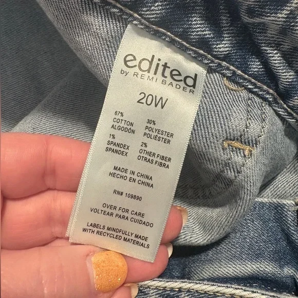 Edited by Remi Bader Women's Utility Mini Denim Skirt - Picture 9 of 9